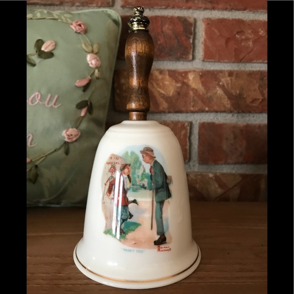 Rare Norman Rockwell 1917 Limited Collector Bell - Picture 1 of 6